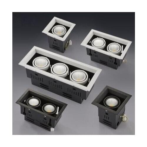 FREE 10W 20W 30W LED COB Spot Led Downlight Dimmable AC85-265V Warm/ Natural/Cold White Recessed LED ceiling Lamp Spot Light