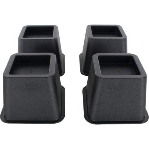 4pcs Protecting Furniture Lift Blocks Leg Feet Furniture Risers Aid For Raising Table Wood Floor bed chair