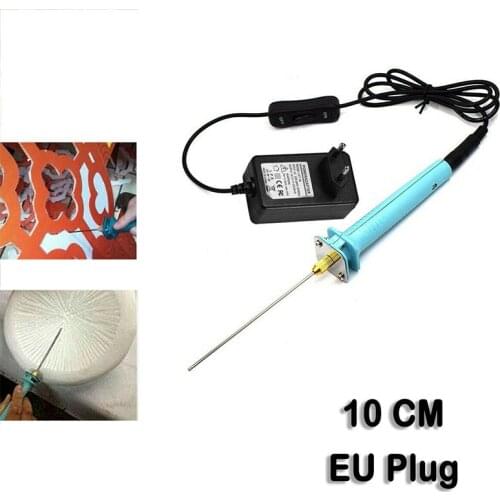 1Set Portable Styrofoam Cutting Stainless steel Foam Cutter 30W 10CM Electric Foam Polystyrene Cutting Machine Pen With Adaptor