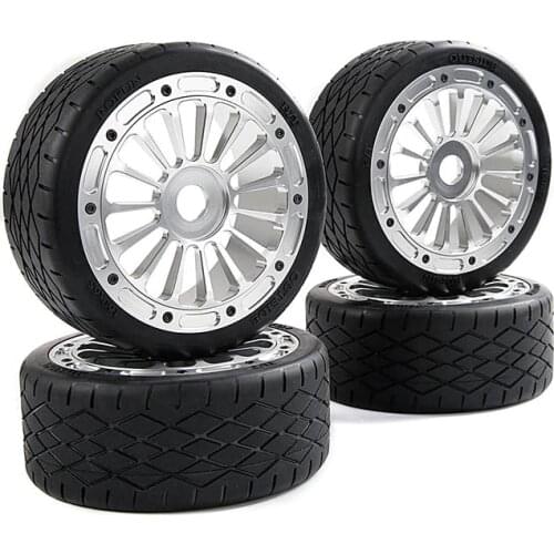 2pcs/set CNC Metal Wheel Tyre 89052 Wheels Tires For ROFUN Rovan F5 MCD RR5 XS5 160*65mm Truck Assembly 2 Pack 89052