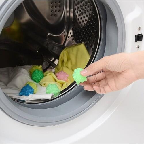 5pcs Laundry machine clean reusable laundry ball anti winding magic decontamination washing artifact wash carpat