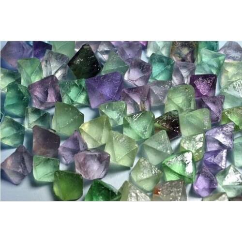 50g natural fluorite quartz crystal point pyramid pendant free-shipping