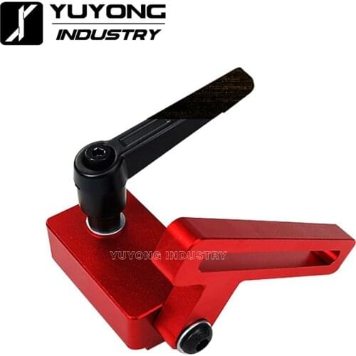 For Sliding Chute Durable Aluminum Alloy Miter Track Stop Length Limit Easy Operate T-Track