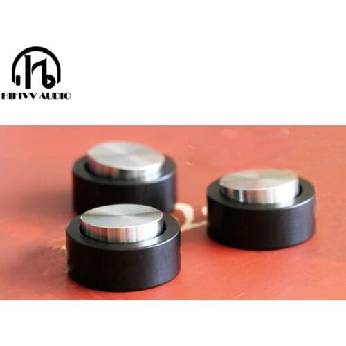 Hi end stainless steel Foot pads of Hifi amplifier Speaker chassis Machine feet Mats Pads Diameter 33mm Power amplifier feet