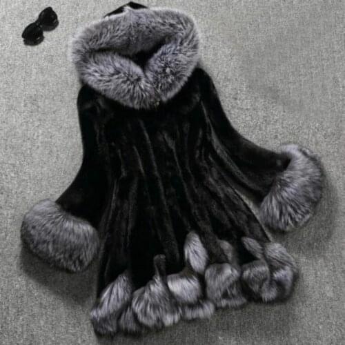 LOW LUV Women's Leather Jackets With Fur