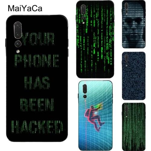 MaiYaCa Matrix Hacker Case For Huawei P20 P10 Lite P40 P30 Pro P Smart 2019 Z Mate 10 20 Lite 30 Pro Coque