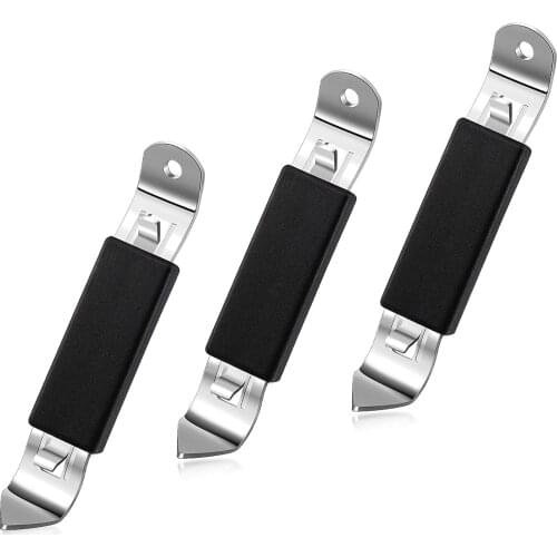 Magnetic Bottle Openers Classic Stainless Steel Beer Punch Opener Can Tapper Bottle Opener with Magnet for Camping and Traveling