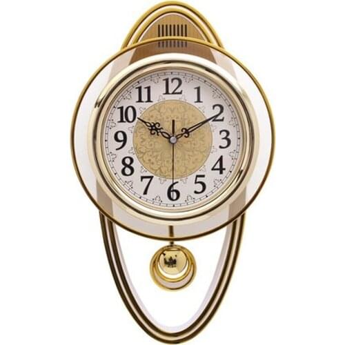 Wall Clock Modern Design Vintage Large Swing Wall Watch Pendulum Clocks Kitchen Living Room Home Decor Farmhouse Decor Brief
