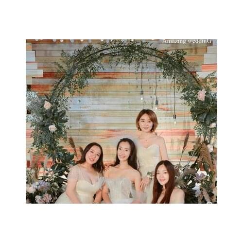 New wedding props ring double Rod (unit) arch shelves shaped shelves arc wedding flower door