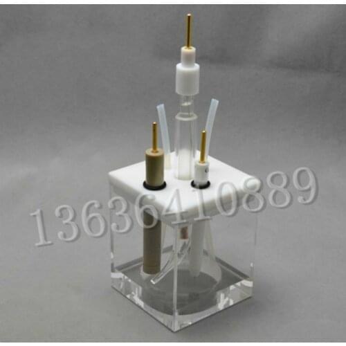 PEC test quartz electrolytic cell, photoelectrochemical cell, electrochemical cell. Fused quartz sand (95% transmittance)