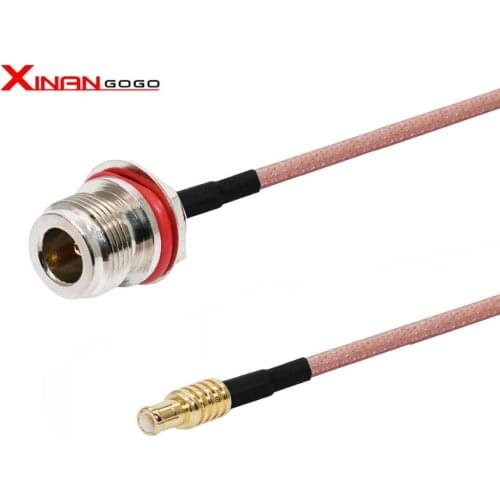 MCX male to N Female Jack Bulkhead with O-ringRG316 cable jumper pigtail 35cm