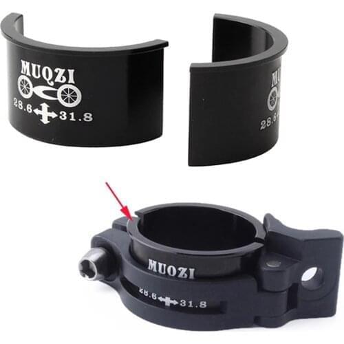 MTB Bicycle Accessories Cycling Parts 28.6 31.8 34.9mm Reducing Spacer Bike Front Derailleur Gear Clamp Adapter Conversion Shim