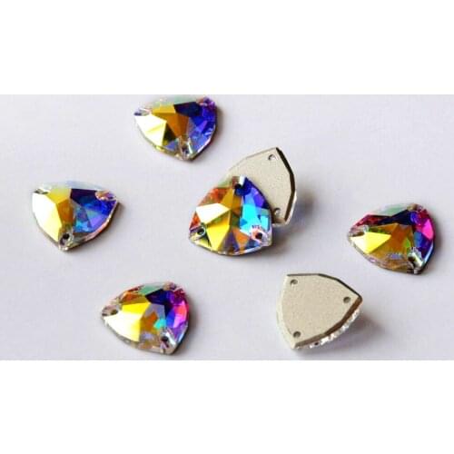 SW 3272 Trilliant Sew on stones Crystal AB Flatback Sewing Strass Glass Craft Crystal Rhinestones for Gym Garment Decoration
