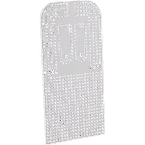 1Pcs Leather Craft Acrylic Punching Positioning Calculation Ruler Stencil Template