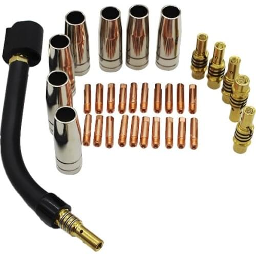 15Ak Welding Contact Tip-Gas Nozzle Tip Holder Welding Consumable 0.8/1.0/1.2mm