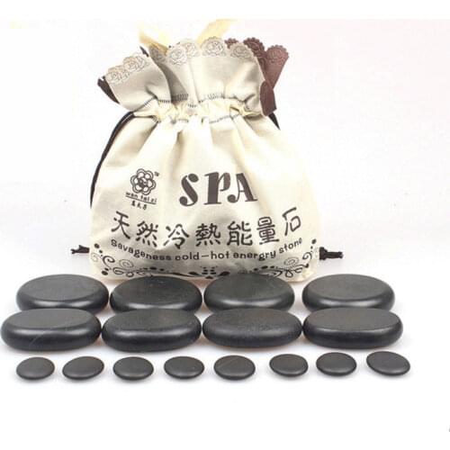 16pcs Energy Massage Stone Heater Bag Electric Heating Vag For Hot Energy Lava Volcanic Stone Spa Massage Large Capacity