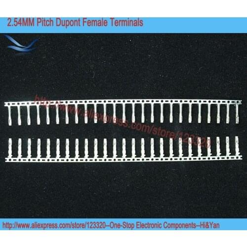 200pcs/lot Dupont Female Terminal 2.54mm Pitch