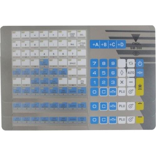 5pcs/lot New English Version Keyboard Film For DIGI SM300 SM-300 Retail Electronic Scale