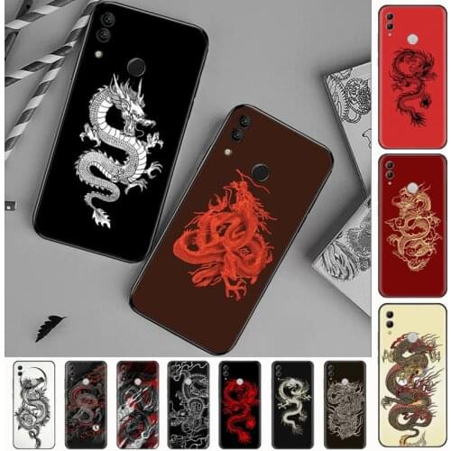 Dragon Phone Case For Huawei Honor view 7a5.45inch 7c5.7inch 8x 8a 8c 9 9x 10 20 10i 20i lite pro