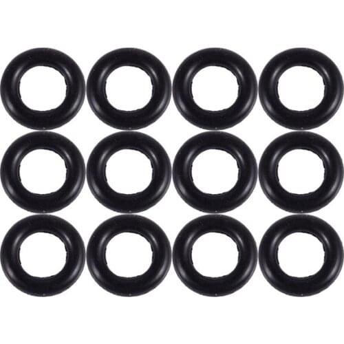 Black 9MM X 2.0mm Rubber Seals Oil Seal O Rings 12 PCS