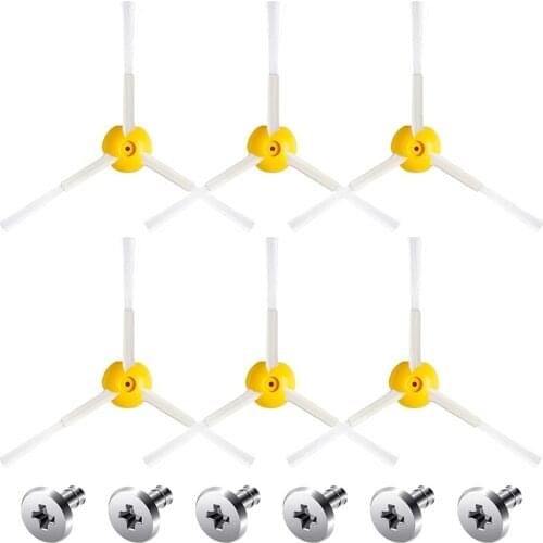Hot TOD-6 Sets 3 Armed Side Brush Replacement Accessories Kit for IRobot Roomba 800 and 900 Series Vacuum Cleaner Parts