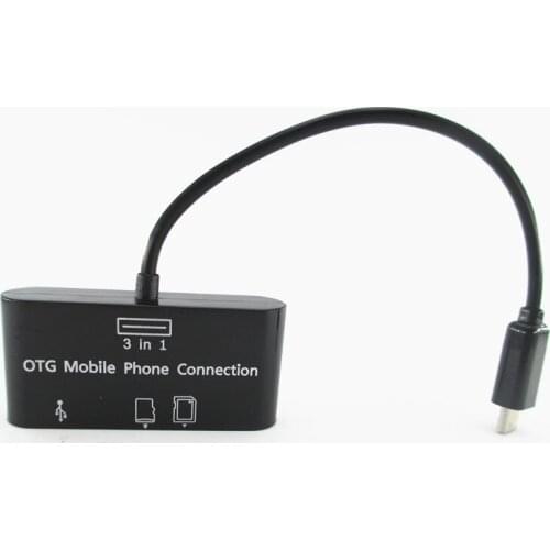 CCM Micro USB Connection OTG mobile Cable SDHC Card Reader for LG G3 G2 VS980 G Pad