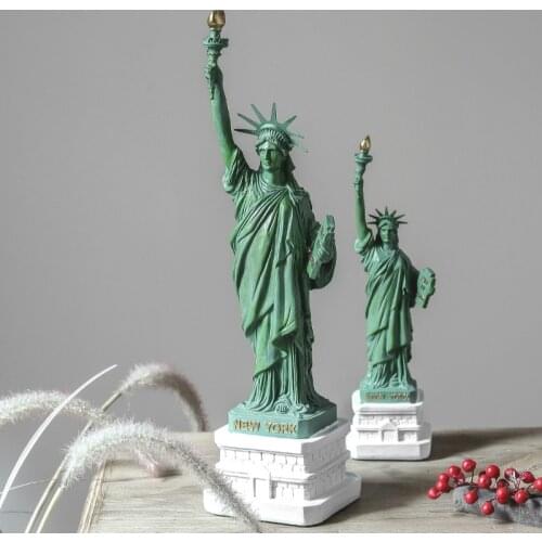Creative Statue Liberty Action Figure Sculpture Modern Art Ornaments Office Desk Crafts Arredamento Casa Greek Mythology AC50DX