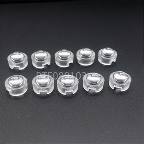 10 pcs/ piece light transmittance 92% diameter 13mm PMMA micro LED lens 15 30/45/60/90/120 optical lens bracket
