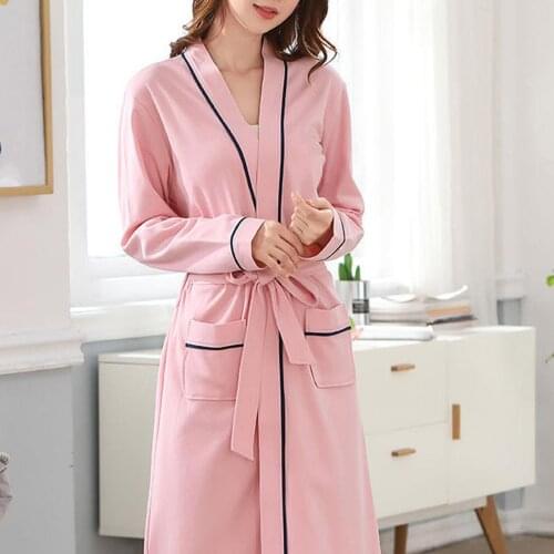 Fashion Girl Night-Robe Toddler Solid Pockets Sleeping Pajamas Women Bath Robe Soft Nightgown Hooded Bathrobe With Waist Strap