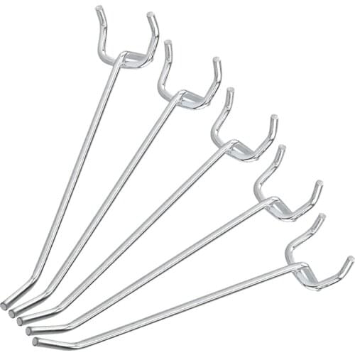 50 Piece Pegboard Hooks and Organizer Assortment,Hook Metal Pegboard,Peg Locks for Organizing Tools