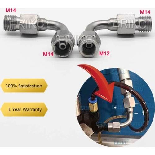 Common Rail Pump Injector Tube Conversion Injection Test Bench Connecter Joint Tube for Bosch 120/110 series M14-14