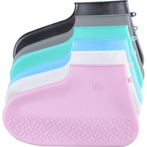 New Arrival Practical 1 Pair Reusable Shoes Covers Adults Kids Waterproof Silicone Shoes Protectors for Indoor Outdoor Travel