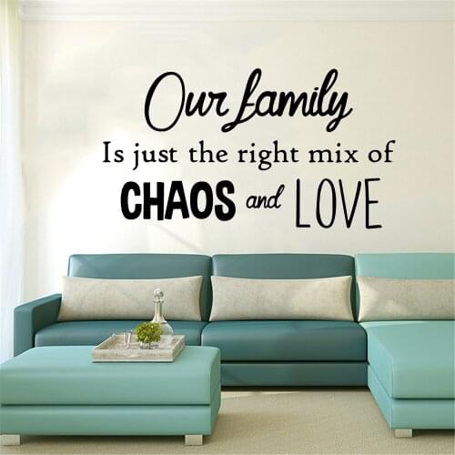 Suitable For Living Room Decoration Bedroom Wall Sticker Decal Creative Our Home Text Vinyl Wall Sticker Home Decoration Wall