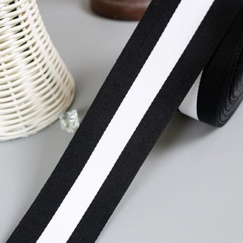 Blue and red ribbon Black and White canvas DIY Clothing accessories backpack straps polyester ribbon lace sewing accessories