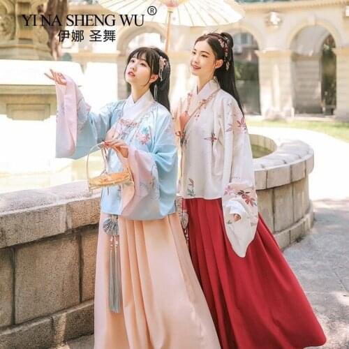 Ancient Traditional Elegant Tang Dynasty Women Hanfu Chinese Oriental Style Cosplay Princess Performance Clothes Fairy Costumes
