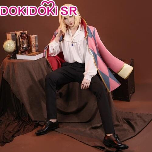 1 Deposit =$5 Coupon DokiDoki-SR Anime Moive Howls Moving Castle Howl Cosplay Costume Howls Moving Castle