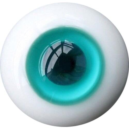 [wamami] 16mm Light Blue And Turquoise Glass Eyes For BJD Doll Dollfie Costume
