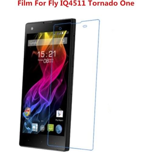 1/2/5/10 Pcs Ultra Thin Clear HD LCD Screen Protector Film With Cleaning Cloth Film For Fly IQ4511 Tornado One