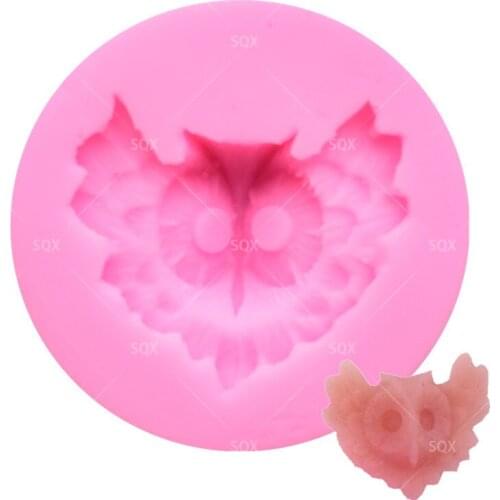 1Pcs Mini Owl Shaped Silicone Fondant Mould Cake Decorating Baking Tools Kitchen Accessories SQ15325