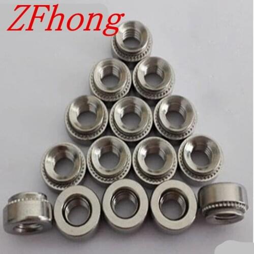 100pcs M3 M4 M5 M6 stainless steel 304 PEM Self-Clinching Nuts / Pressure riveting nut / Press nut