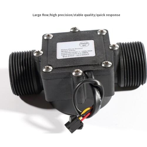 11/4 Inch Garden irrigation Industrial Flow Meter DN32 Large flow Piping Hall Water Sensor Switch