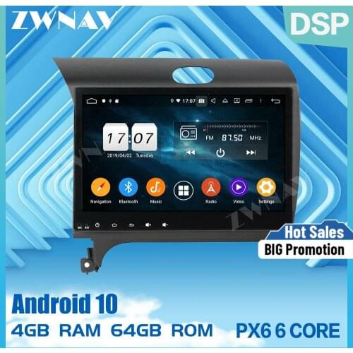2 din PX6 IPS touch screen Android 10.0 Car Multimedia player For Kia K3 2012+ video audio radio stereo GPS navigation head unit