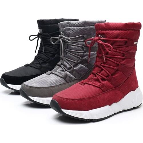 2021 Winter Women Snow Boots Outdoor Child Ski Shoes Warm Velvet Windproof Waterproof Ice Climbing Shoes Ski Equipment