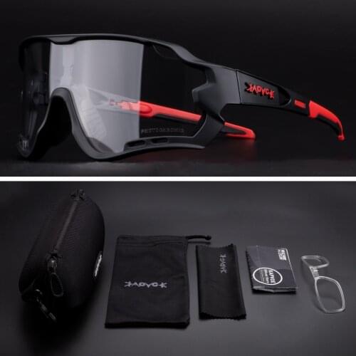 2019 NEW Brand Design Cycling Sunglasses Men Women Bike Bicycle glasses Photochromic Cycling Eyewear Gafas de bicicleta 1 Lens