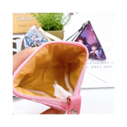 LISM Kimetsu no Yaiba 98552 Anime Coin Purse Cartoon Storage Bag Wallet Card Key Bags Birthday Gifts