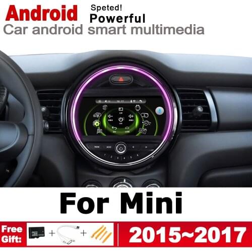 Car Multimedia Player Android Auto Radio For Mini 2015 2016 2017 2018 Countryman R60 DVD GPS 8 Cores Car Radio Stereo GPS WIFI