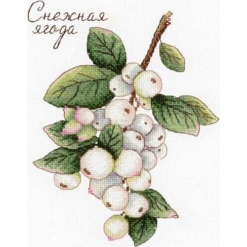 White berries patterns counted 11CT 14CT 18CT Cross Stitch Set DIY Chinese Cross-stitch Kits Embroidery Needlework Home Deco