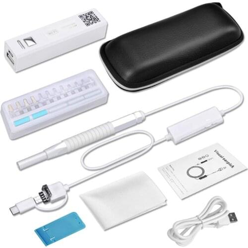 Wireless WiFi 5.5mm Ear Endoscope Video HD 720P Medical Safety Waterproof Camera IPhone Android Otoscopes Endoscopy and Windows