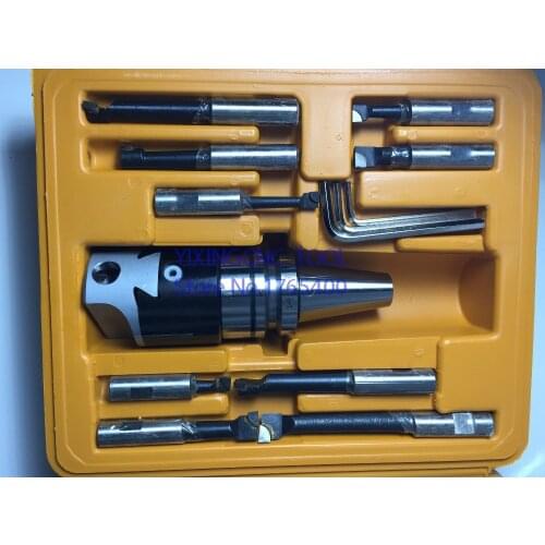 BT40 M12 Arbor F1 -12 50MM Boring head and 9pcs 12mm boring bars ,boring head set