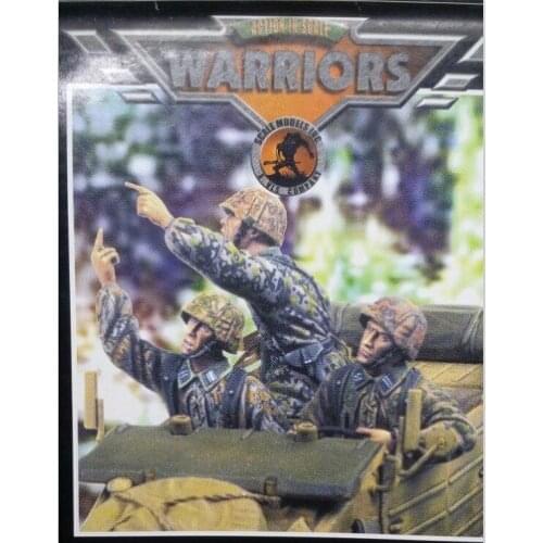 1/35 scale German provocation 3 people (excluding cars) miniatures WWII Resin Model Kit figure Free Shipping